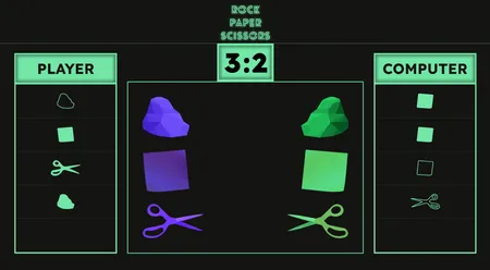 project preview image of my rock, paper, scissors project