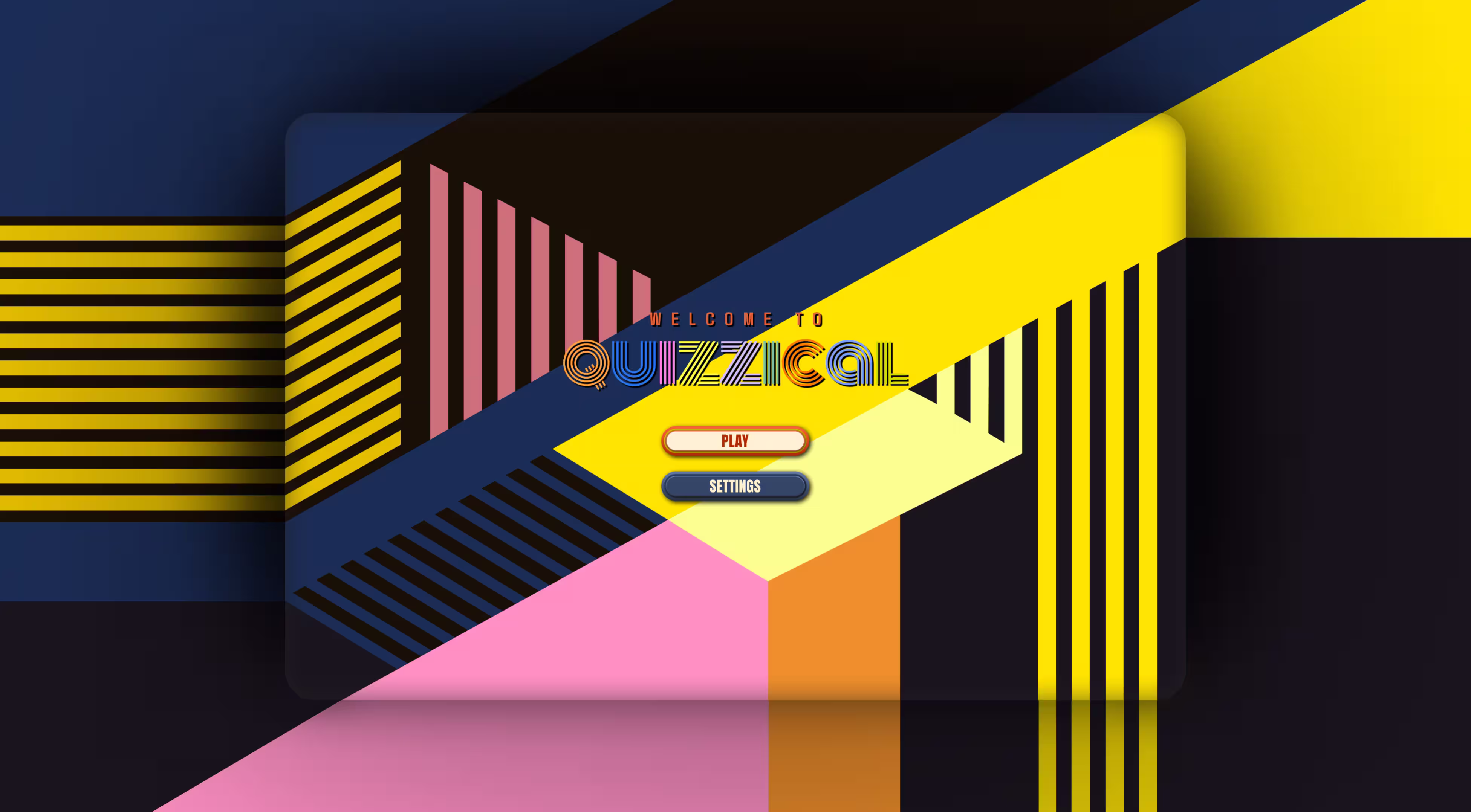 A screenshot of Quizzical is a trivia game designed to entertain and challenge users with a wide variety of engaging questions across diverse topics.